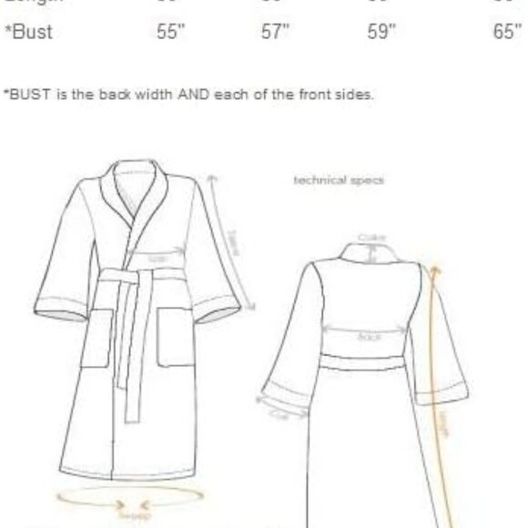 Monarch Cypress - Microfiber Robe Lined in Terry (Medium-M) - Picture 3 of 3